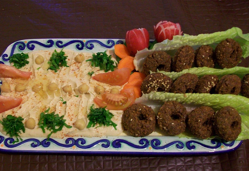 Syrian falafel with potatoes